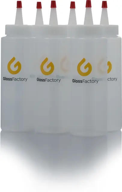 Gloss Factory Easy Squeeze Påføringsflasker,kan brukes til alt. 6pk 