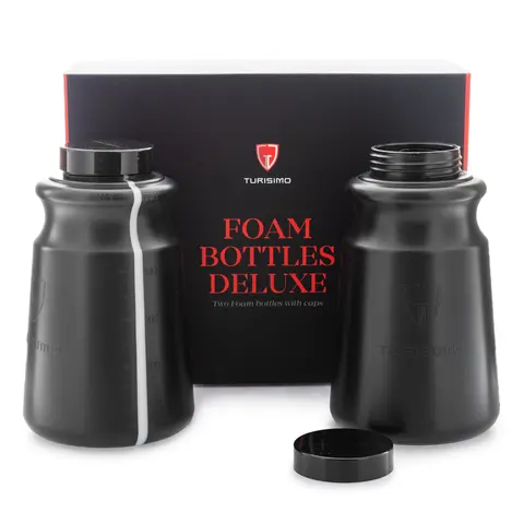 Turisimo Foam Bottle To ekstra flasker med kork