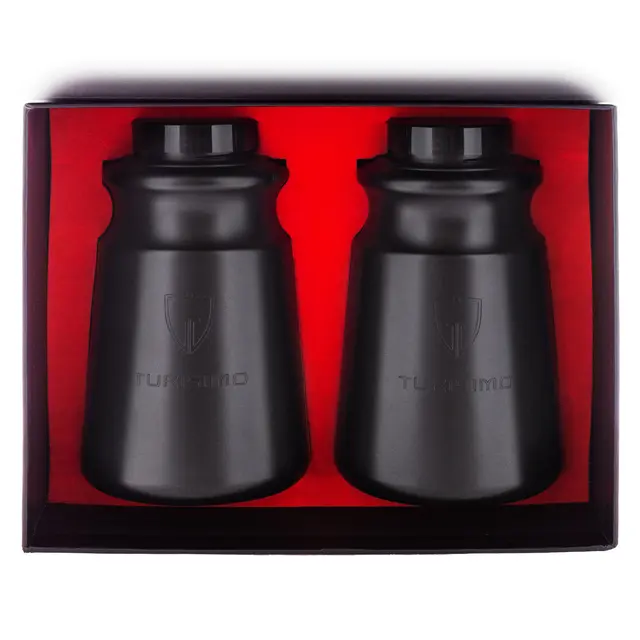 Turisimo Foam Bottle To ekstra flasker med kork 