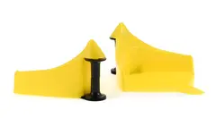 Gloss Factory Slangespor 2pk. Roller Guide - Hindrer fastklemt slange.