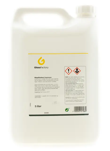 Gloss Factory Degreaser Effektiv kaldavfetting, 5 liter 
