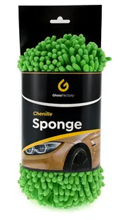 Gloss Factory Chenille Sponge Mikrofibersvamp med h&#229;ndstrikk