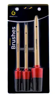Gloss Factory Detailing Brushes 3-pk med detailerkoster