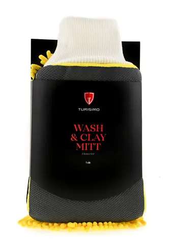 Turisimo Wash &amp; Clay Mitt Vaskehanske med sk&#229;nsom clay