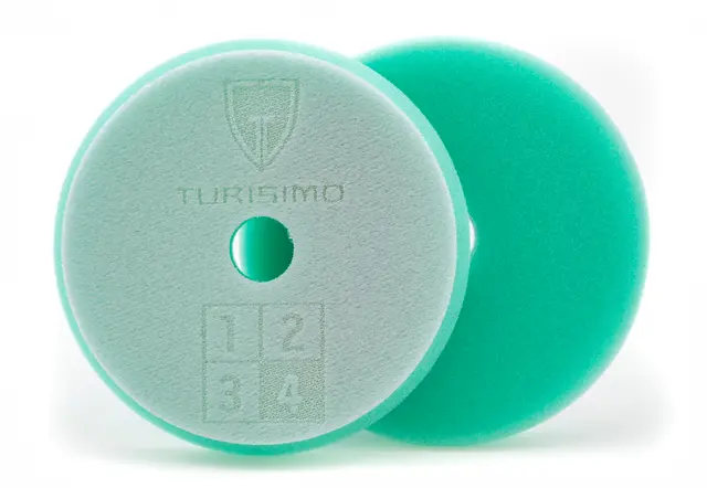 Turisimo #4 Fine Cut Pad Fin poleringspute, 130mm/140mm, 2pk 