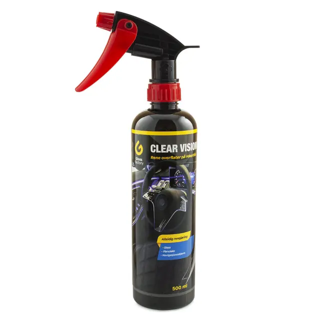 Gloss Factory Clear Vision Inside Kit Interiørrens og spray for skjerm 