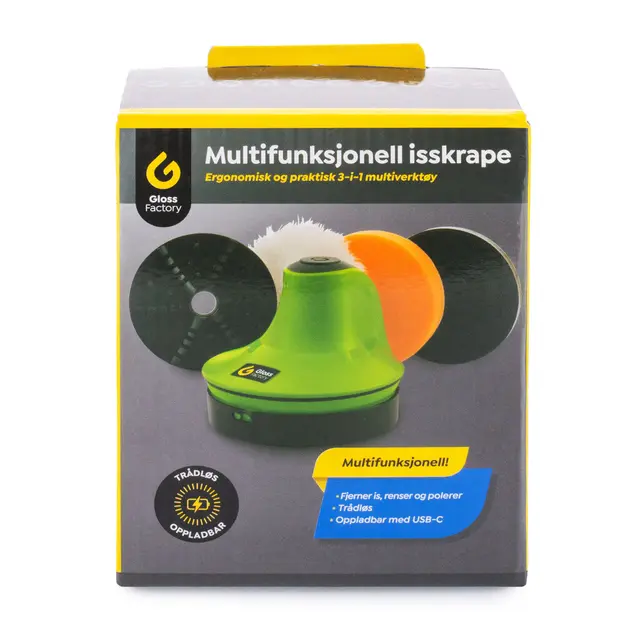 Gloss Factory Multifunksjonell Is-skrape Elekstrisk isskrape og poleringsmaskin 