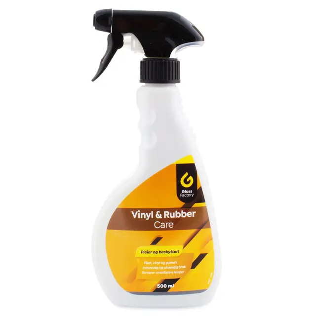 Gloss Factory Vinyl & Rubber Care Effektiv plast og gummifornyer, 500ml 