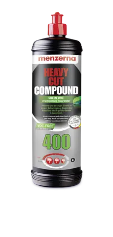 Menzerna Heavy cut 400 GREEN LINE 1 KG Grovt poleringsmiddel, løsemiddelfri
