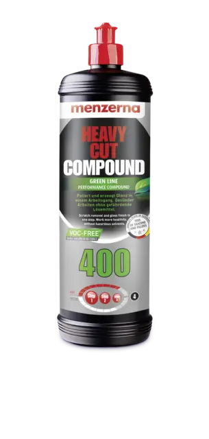 Menzerna Heavy cut 400 GREEN LINE 1 KG Grovt poleringsmiddel, løsemiddelfri 