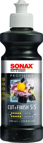 Sonax Profiline Cut &amp; Finish Poleringsmiddel med medium cut, 250 ml.