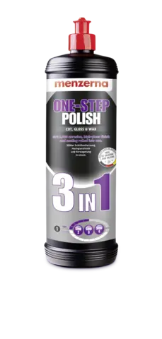 Menzerna One step Polish 3 in One 1 Lite Poleringsmiddel Medium Cut m/voks, 1L