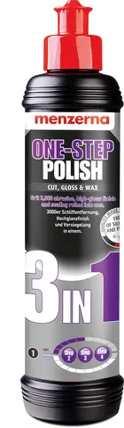Menzerna One-Step Polish 3 in one  250ml Poleringsmiddel Medium Cut m/voks