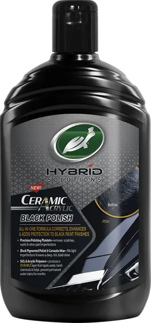 Hybrid Solutions Ceramic Black Polish Ceramic Acrylic  Black Polish 500ml 