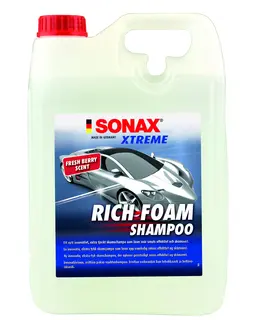 SONAX Xtreme Berry FoamSchampo Skums&#229;pe med duft av b&#230;r, 5  liter