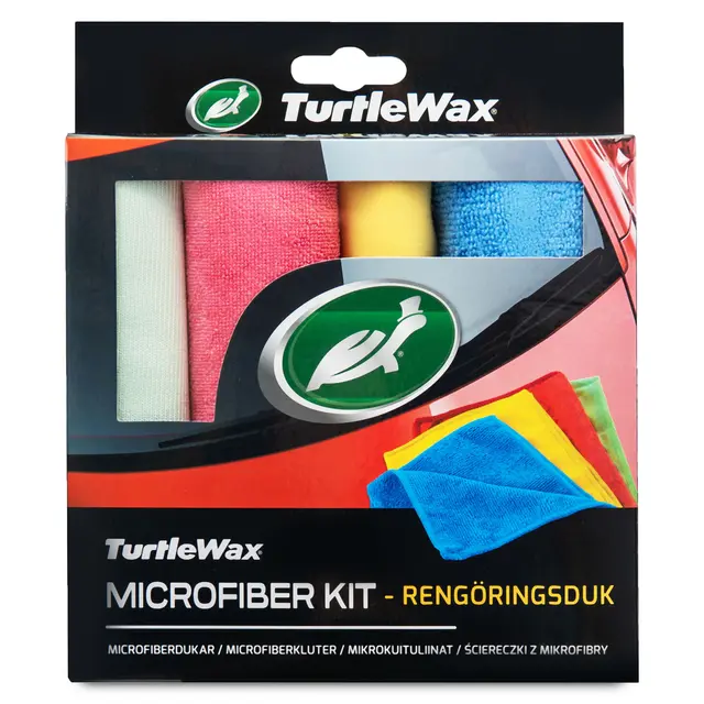 Turtle Wax Microfiberklut Sett 4pk 