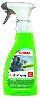 Sonax Cockpit Spray Green Lemon Dashboardrens og fornyer  - 500 ml