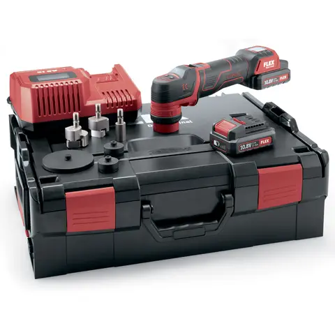 Flex PXE 80 10.8-EC/2,5 Set Ø30/75 400-5800 o/m.Rot/Eks 3/12mm utk. 