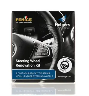 Fenice Steeringwheel Renovation Kit Frisk opp fargen p&#229; rattet - Sort