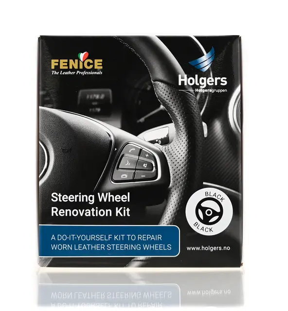 Fenice Steeringwheel Renovation Kit Frisk opp fargen på rattet - Sort 