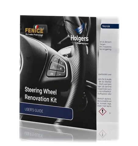 Fenice Steeringwheel Renovation Kit Frisk opp fargen p&#229; rattet - antrasitt