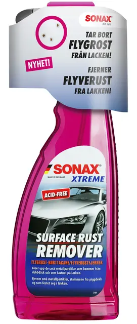 Sonax Xtreme Surface Rust Remover Metallpartikkel/Flyverustfjerner,  750ml 