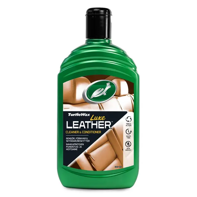 Turtle Wax Leather Cleaner & Conditioner Skinnrens 500ml 