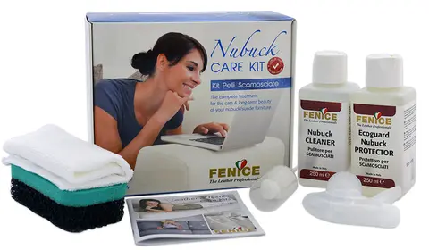 Fenice Nubuck Care Kit Rens og beskyttelse for semsket skinn