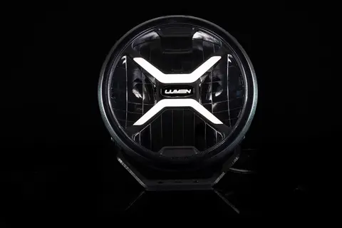 Lumen Cyclops CX9 LED fjernlys Kraftig med posisjonslys i oransje/hvit