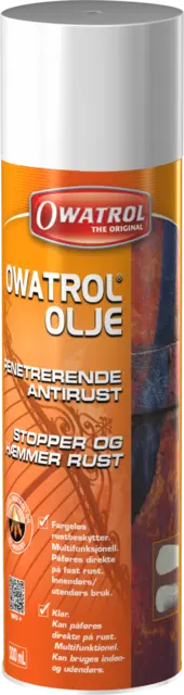 Owatrol olje 300ml spray Beskytter og stopper rust 