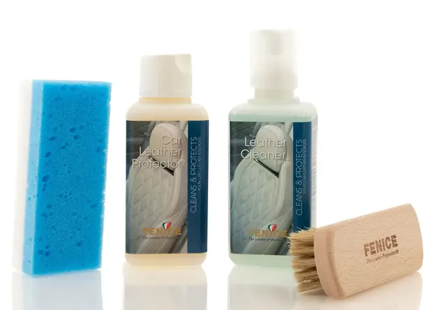 Fenice Leather Care Kit Premium Rengjøring og beskyttelse av skinn 