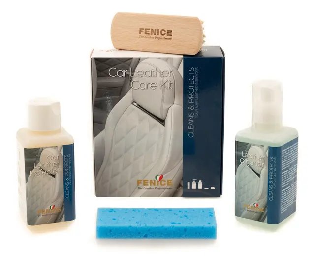 Fenice Leather Care Kit Premium Rengjøring og beskyttelse av skinn 