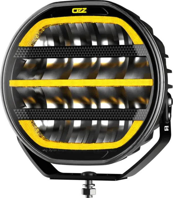 OZZ XR2 P fjernlys 7" Sort 16 LED m/parklys 7200 lumen 