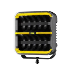 OZZ SQR 9&quot; fjernlys 210mm Med park- og varsellys, sort hus