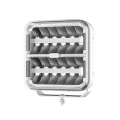 OZZ SQR 9&quot; fjernlys 210mm Med park- og varsellys, hvitt hus