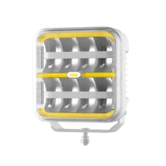 OZZ SQR 7&quot; fjernlys 178mm Med park- og varsellys, hvitt hus