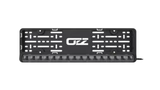 OZZ LP1 Fjernlys LED-bar m/skiltholder Sort