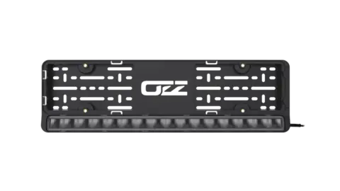 OZZ LP1 Fjernlys LED-bar m/skiltholder Sort