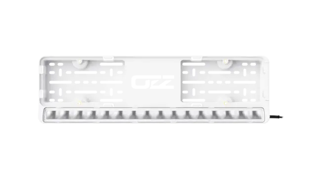 OZZ LP1 Fjernlys LED-bar m/skiltholder Hvit 