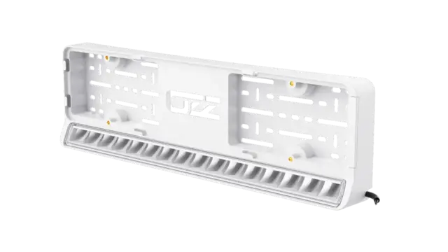 OZZ LP1 Fjernlys LED-bar m/skiltholder Hvit 