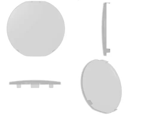 OZZ 9" Deksel rundt klar original Klar deksel til OZZ 9" LED-lamper