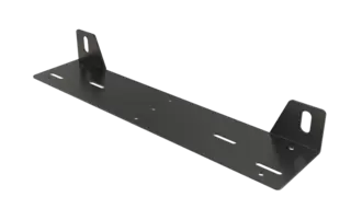 Ekstralysfeste skiltplate med 2 fester