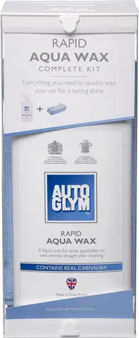 Autoglym Rapid Aqua Wax Kit Kit - med 2 stk mikrofiberkluter  500ml.