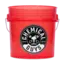 Chemical Guys Heavy Duty Bucket B&#248;tte, 14.5L, Robust - R&#248;d/gjennomsiktig