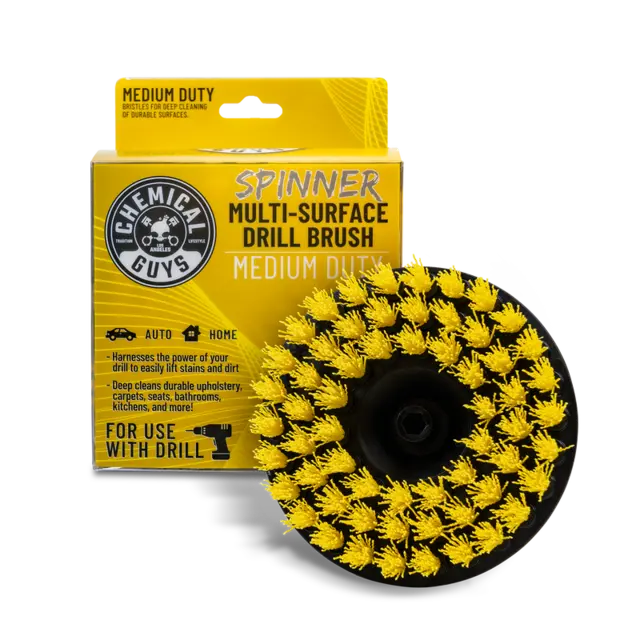 Chemical Guys Medium Duty Carpet Brush Medium grov børste til drill 