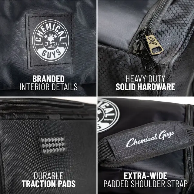Chemical Guys Organizer & Detailing bag Med eget rom for poleringsmaskin 