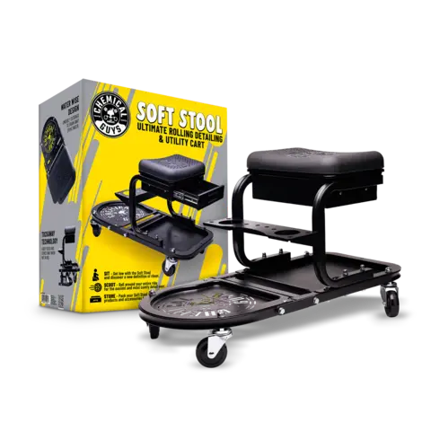 Chemical Guys Soft Stool Detailing Cart Perfekt arbeidstol