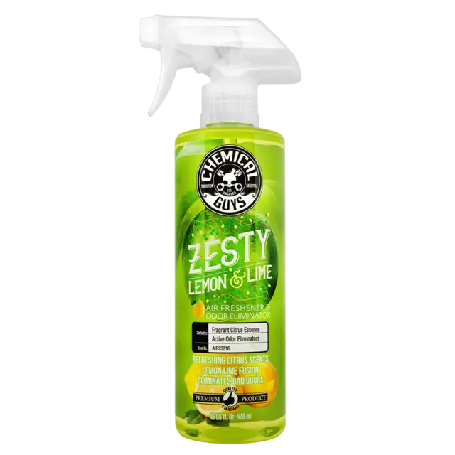 Chemical Guys Zesty Lemon & Lime Luktfrisker og odøreliminator- 473ml 