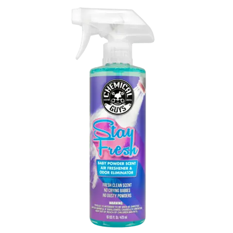 Chemical Guys Stay Fresh Baby Powder Luktfrisker og od&#248;r eliminator- 473ml