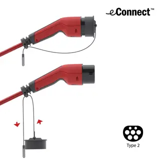 Defa eConnect™ Mode 3 ladekabel 20A (13,8kW) - 5,0m